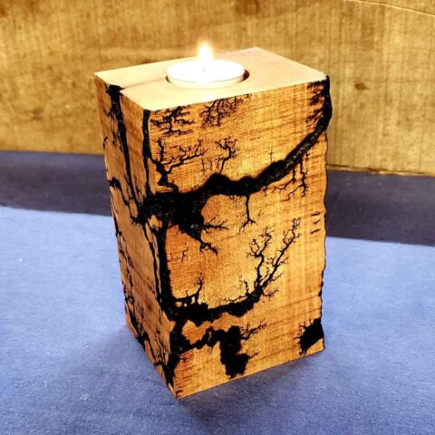 Lichtenberg Wood Burning Machine to Make Lightning-Like Patterns Burned ...